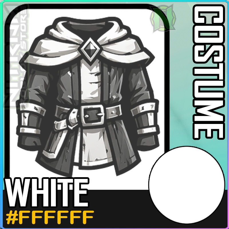 World Zero WZ - COSMETICS - #FFFFFF (BRIGHT WHITE) - COSTUME