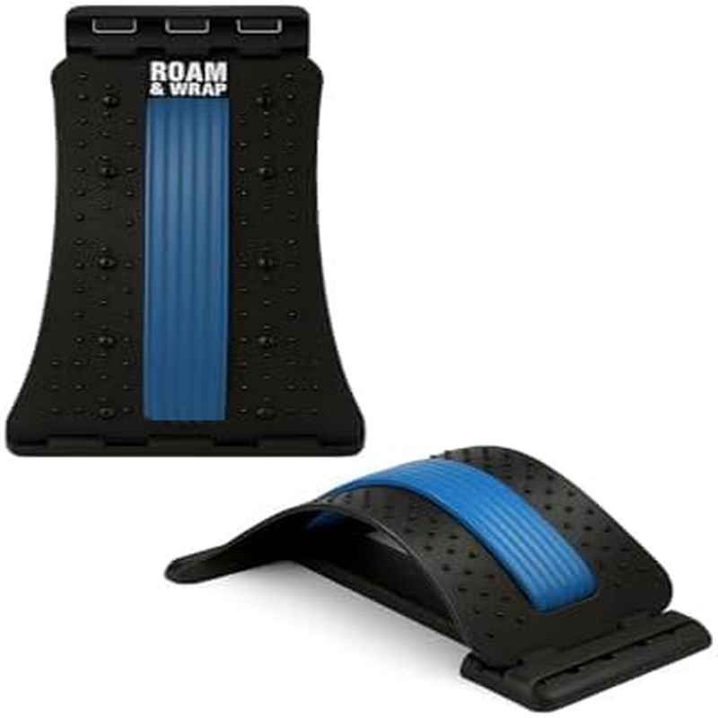 3-Level Adjustable Back Stretcher with Cracking Massager - Support Device