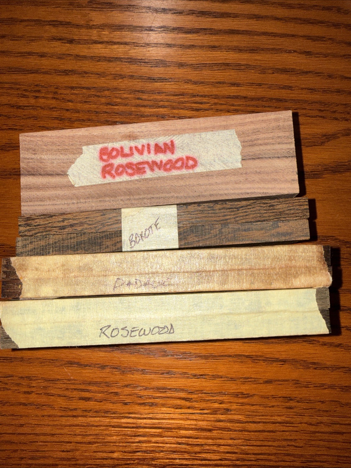 Premium Exotic Knife Handle Wood Blanks 5”