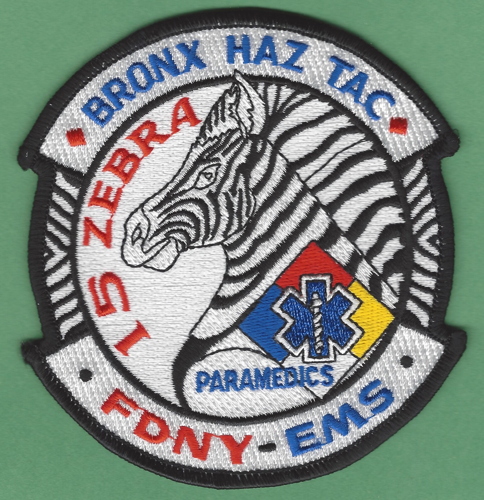 FIRE DEPARTMENT NEW YORK EMS HAZ TAC STATION 15 ZEBRA BRONX PATCH