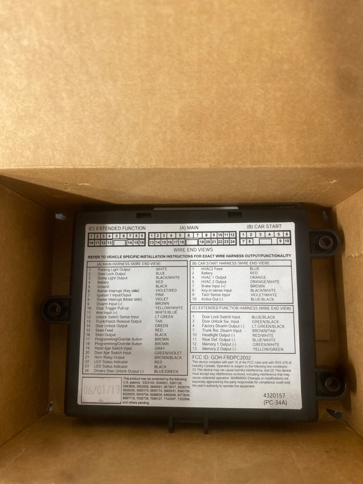 Ford AL3Z-19G367-A Remote Start Module OEM NEW