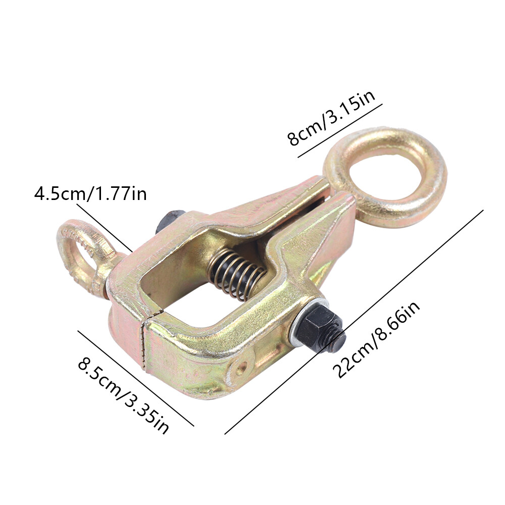 Auto Body Repair Pull Clamp 5 Ton 2 Way Frame Back Dent Puller Self-tightening!