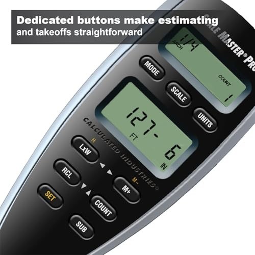 Digital Plan Measure 7.3-Inch Scale Master Pro - Accurate Measuring Tool, Easy U