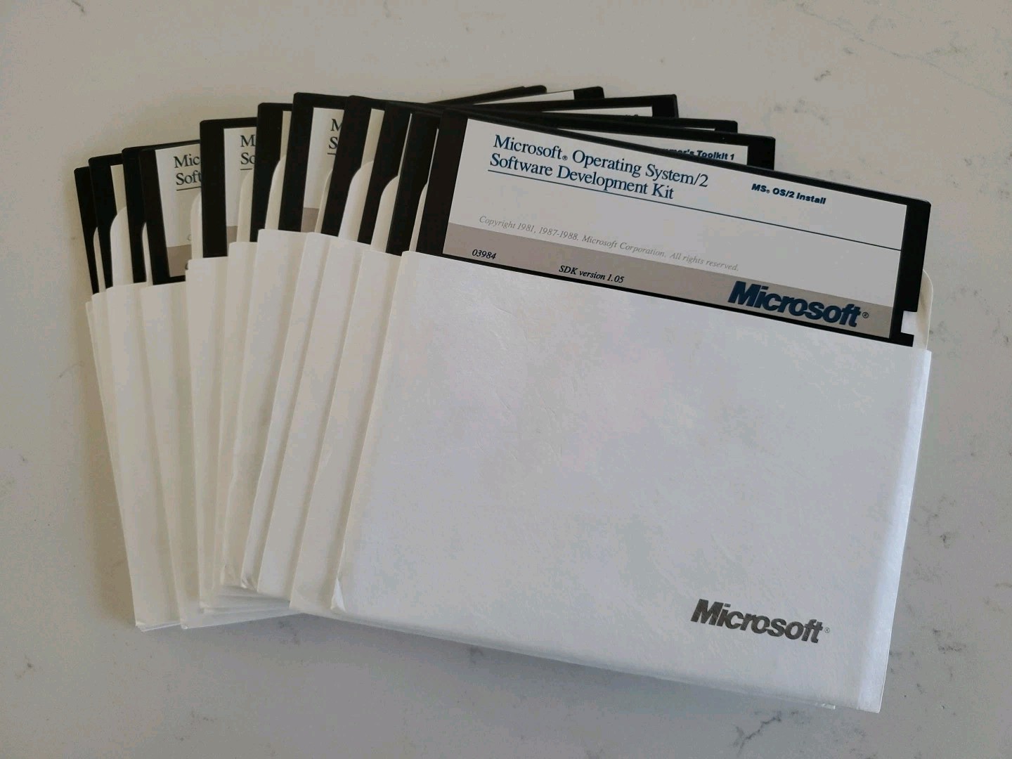 Microsoft Operating System/2 Software Development Kit 1.05 (OS/2 SDK) 5 1/4"