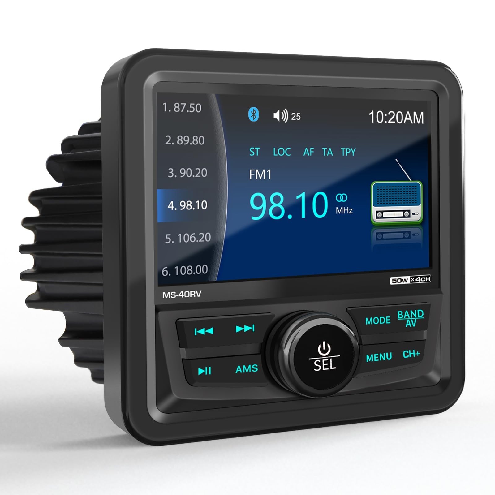 DOVOX Bluetooth Marine Stereo Radio Receiver Boat Digital Multimedia MP5 Player