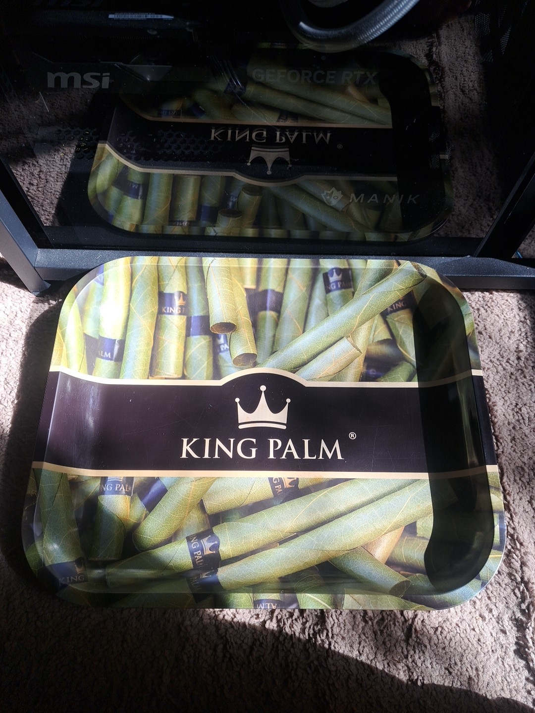 King Palm And Cosmic Design Rolling Tray Combo Multi Size Pack