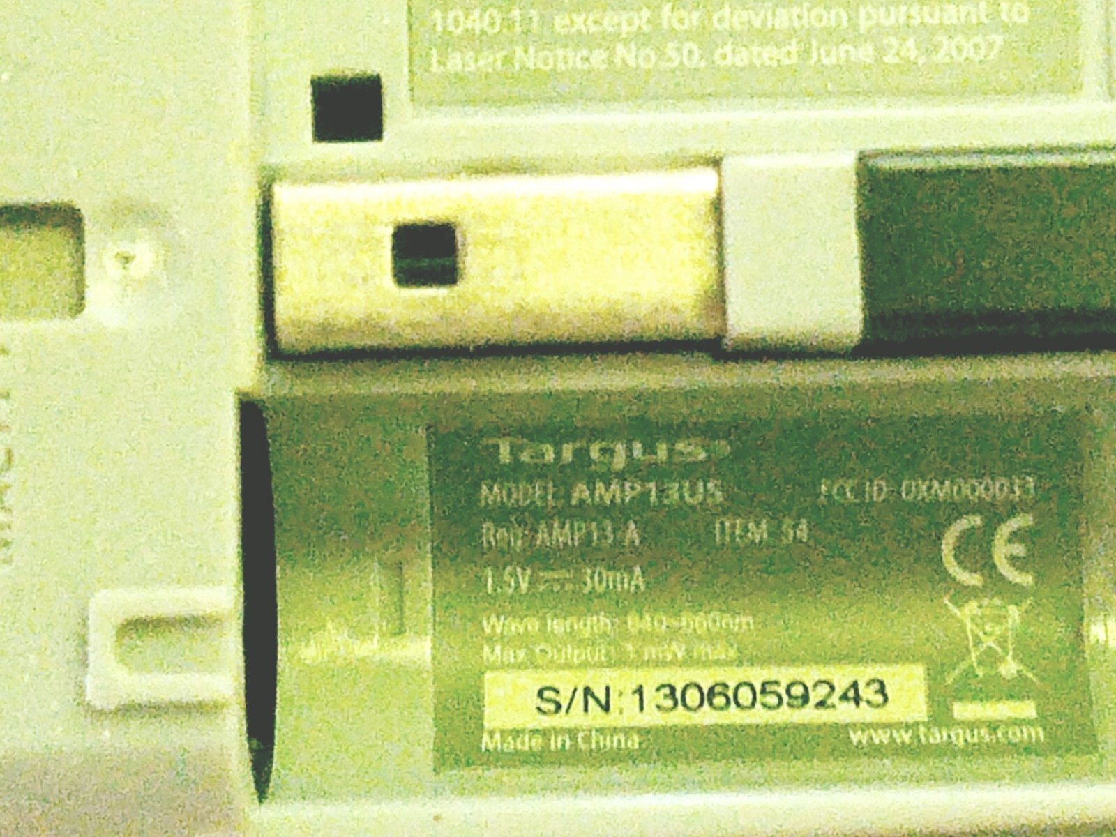 Targus Laser Presentation Remote with Key Lock Technology - 50 ft Range -AMP13US