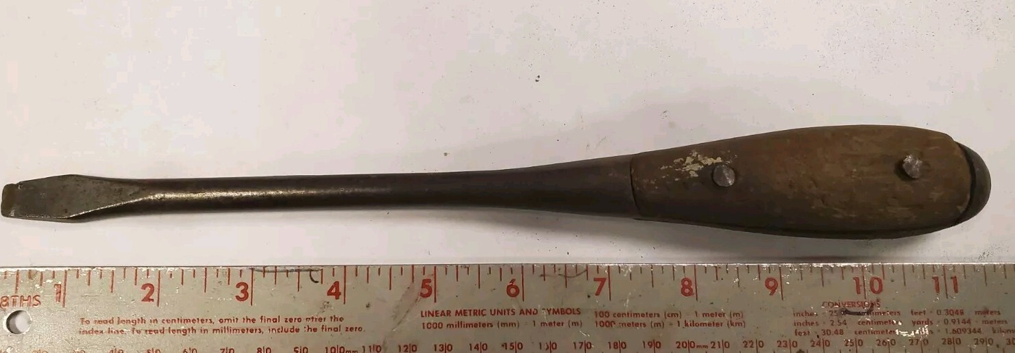 Vintage GOV STOCK # 41  Screwdriver IRWIN U S A. 11 1/4" long Military Jeep