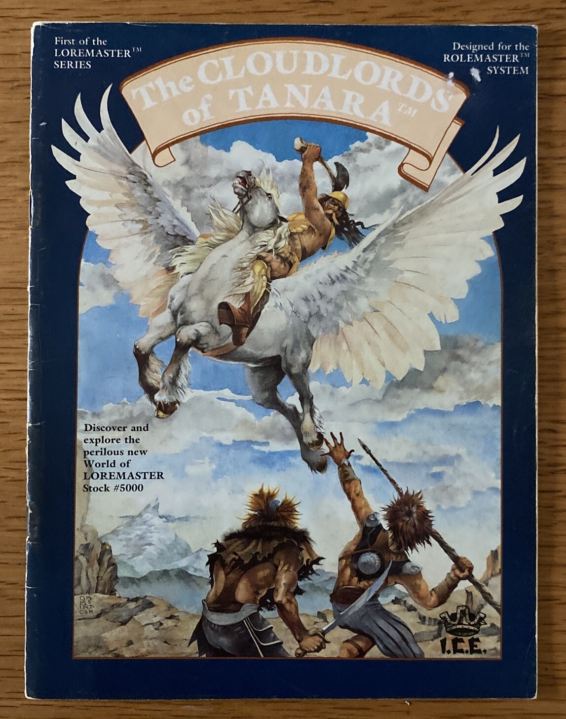 Rolemaster The Cloudlords Of Tanara ICE #5000 Iron Crown Softback Edition RARE