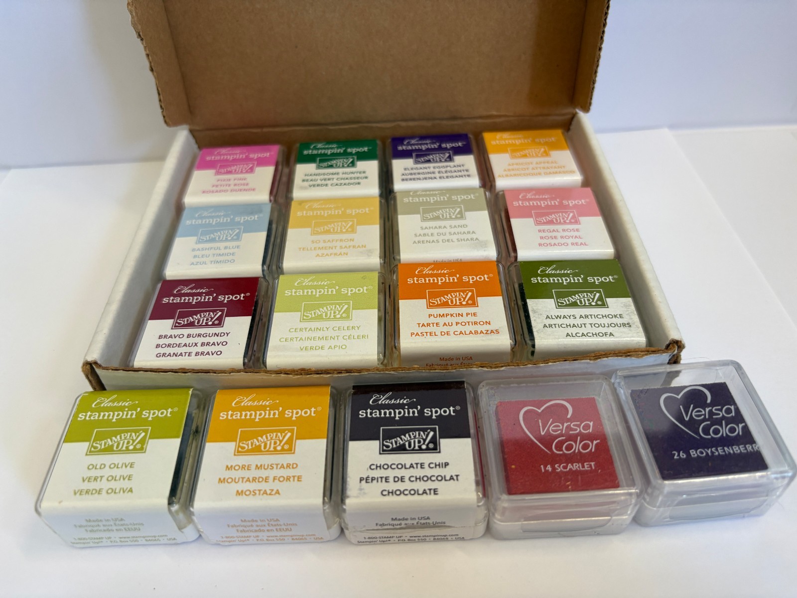 Stampin Up Spots & Versa Color Spots ~ Classic Colors Plus Extras ~ S1