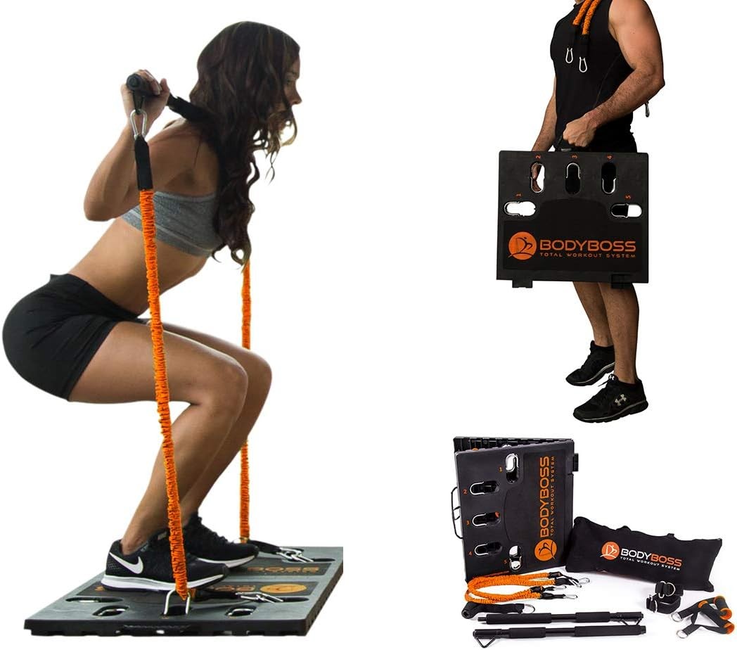 Home Gym 2.0 - Full Portable Gym Home Workout Package,