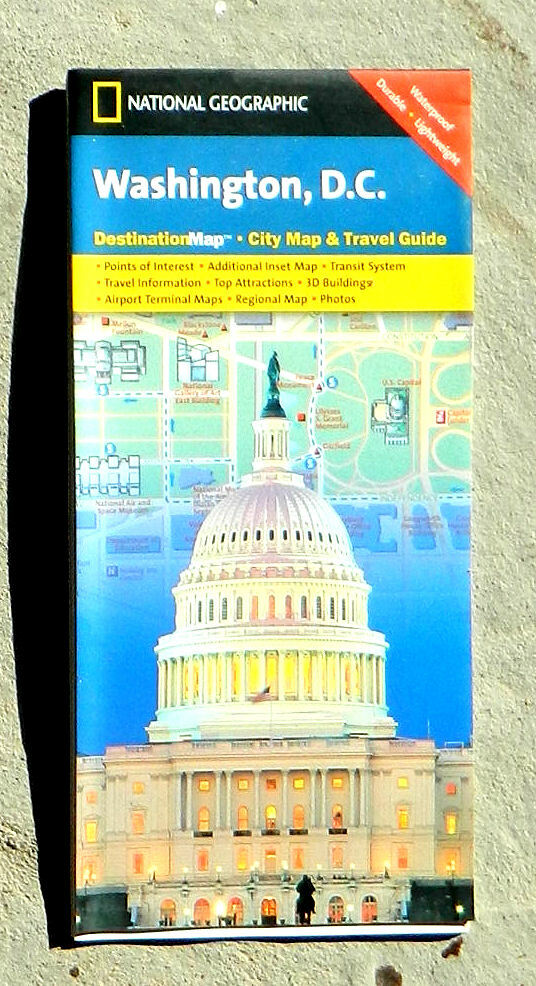National Geographic, Washington, DC DestinationMap (2006, folded guide map)
