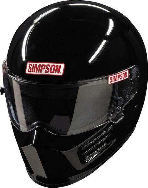 Simpson Bandit Helmet Snell Sa2020 Gloss Black Colour 8859 Terminal Msa M6