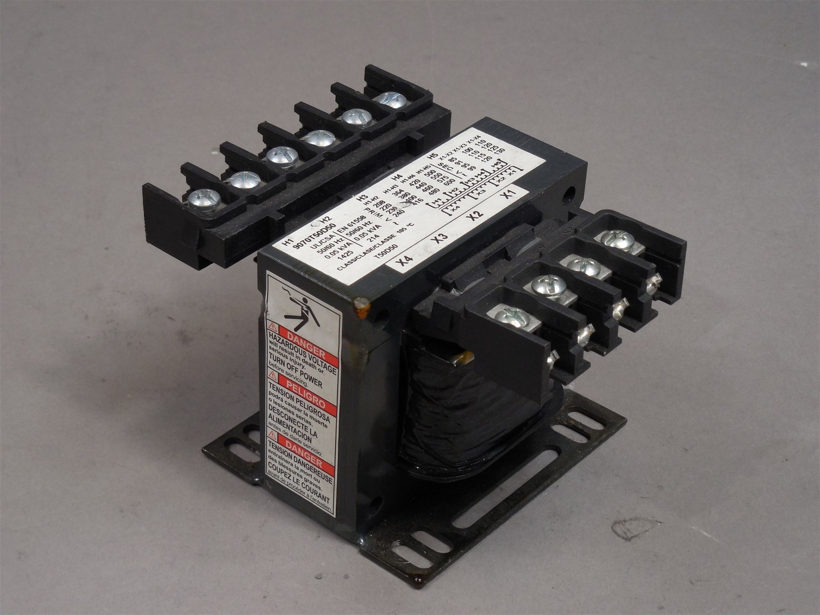 Square D 9070T50D50 Industrial Control Transformer Believed To Be New Old Stock