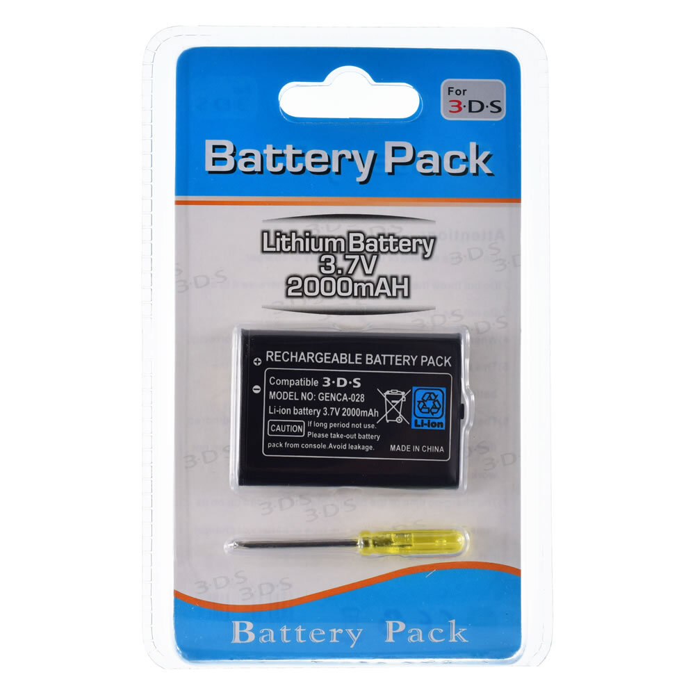 2x Battery for Nintendo 3DS, Wii U Pro Controller, Switch Pro Controller HAC-013