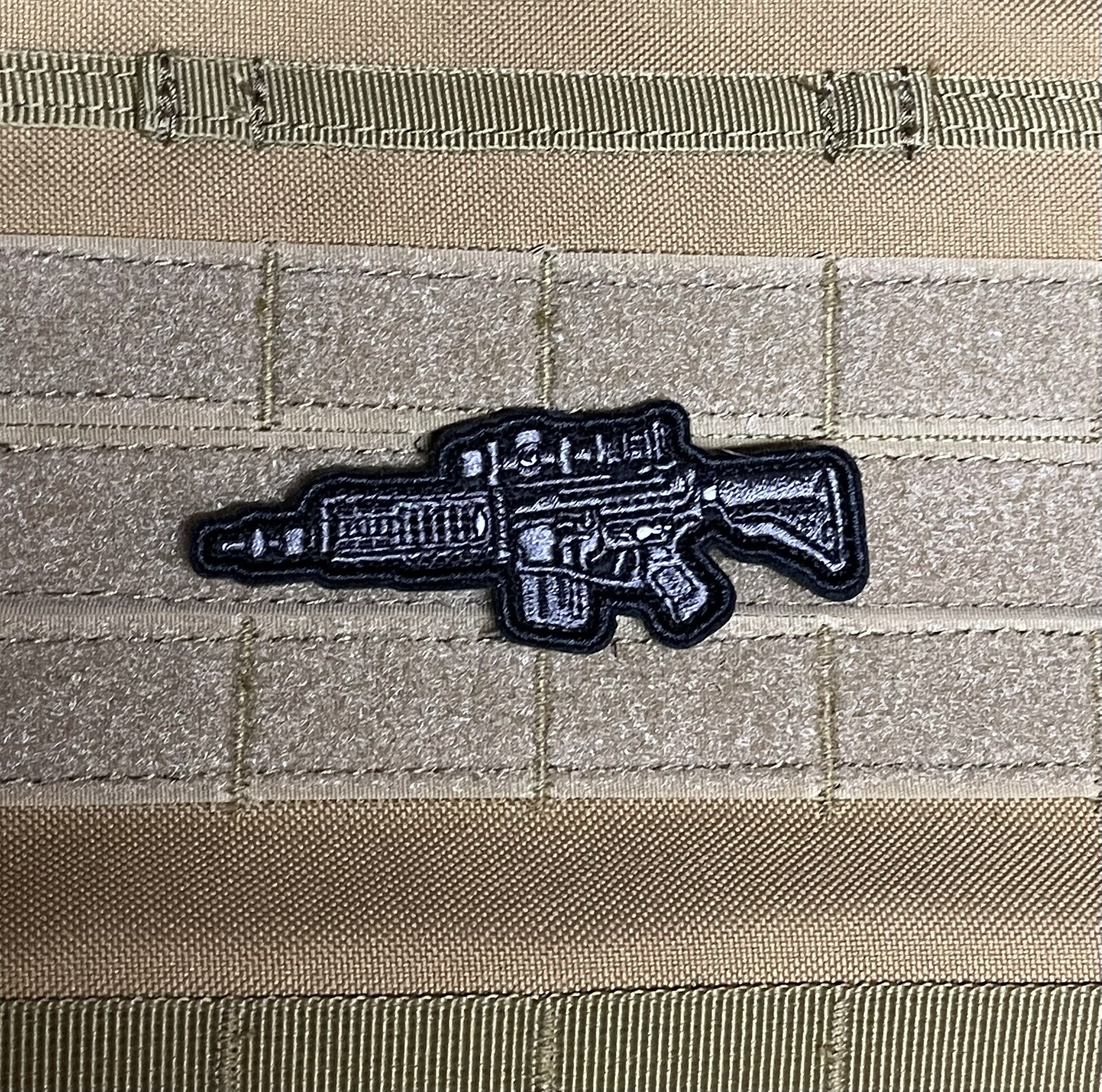 Sniper Rifle DMR Patch Gun Army Weapon COD PUBG Tactical Morale Hook Loop