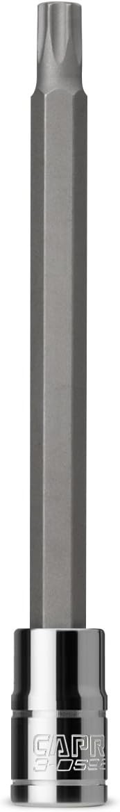 Capri Tools Long T30 Star Bit Socket, 1/4-Inch Drive - 3-0599
