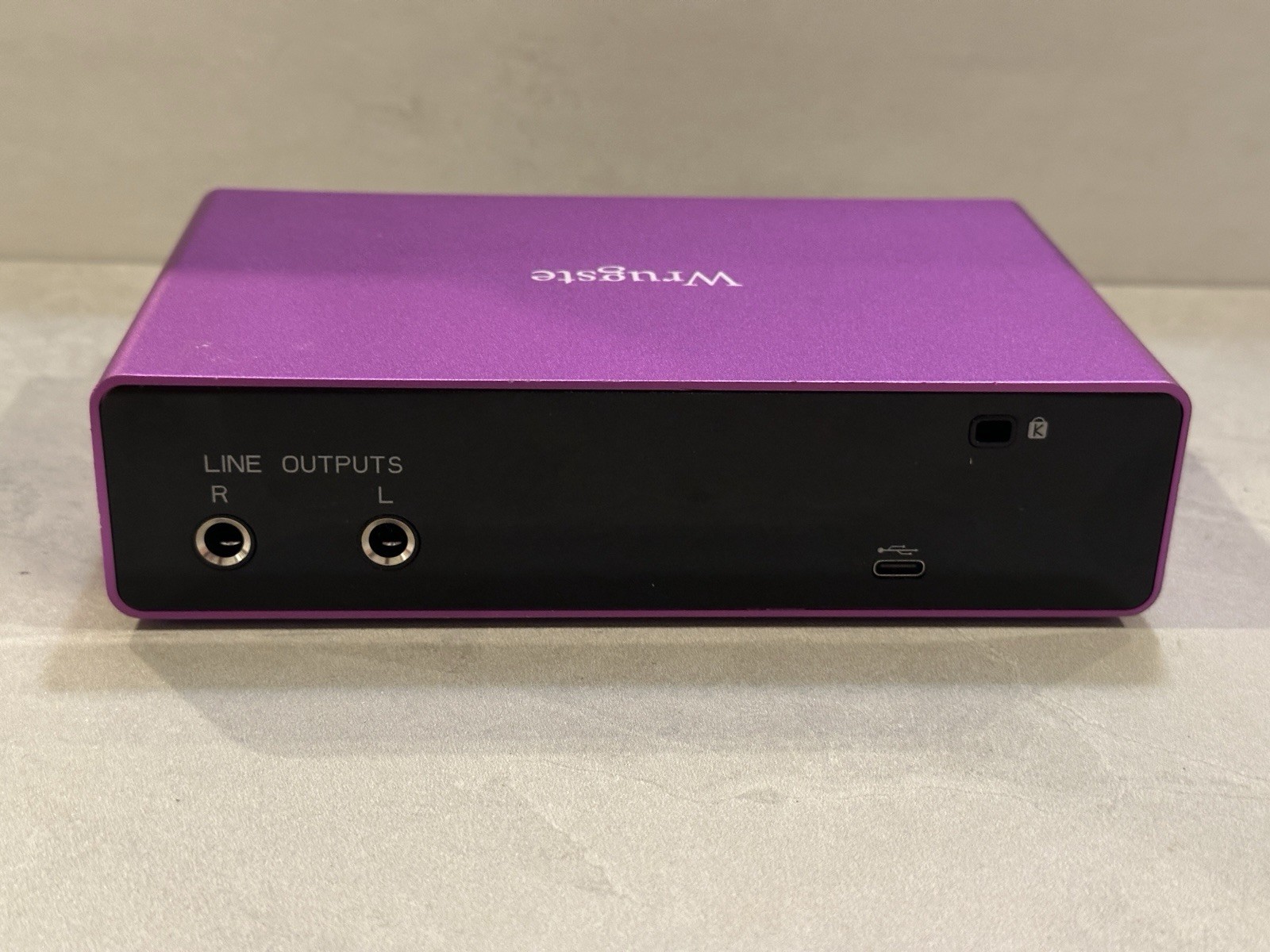Wrugste USB Audio Interface +48v No Cords Pre Owned Purple