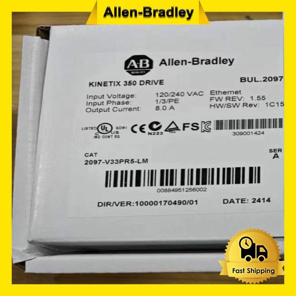 AB 2097-V33PR5-LM Kinetix 350 2.0kW Servo Drive AB 2097 V33PR5 LM