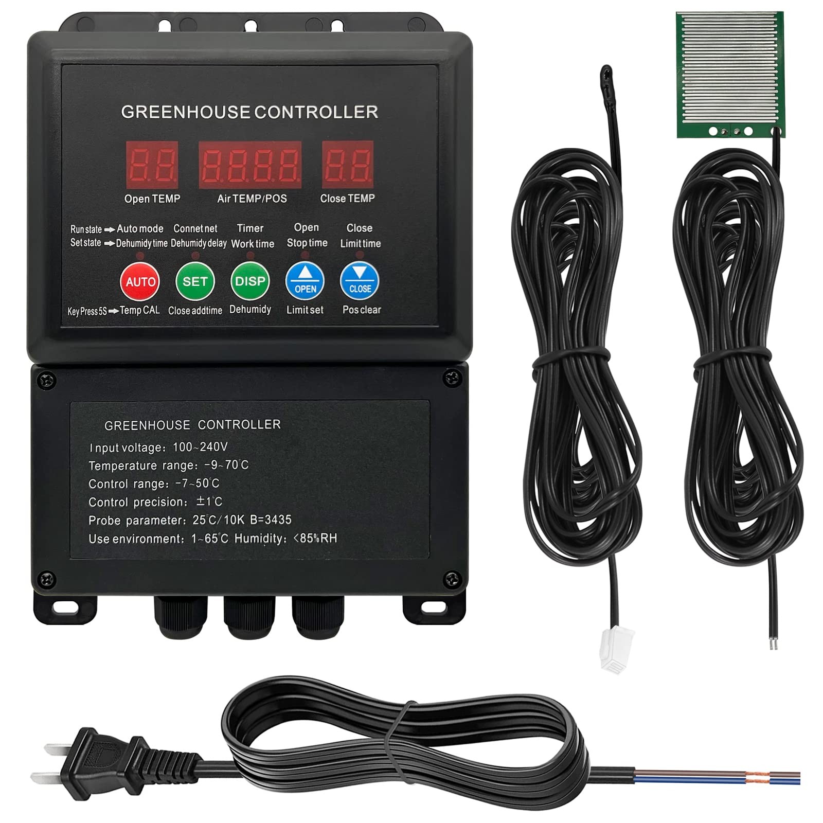 UYGALAXY Greenhouse Roll Up Motor Intelligent Thermostat Controller for