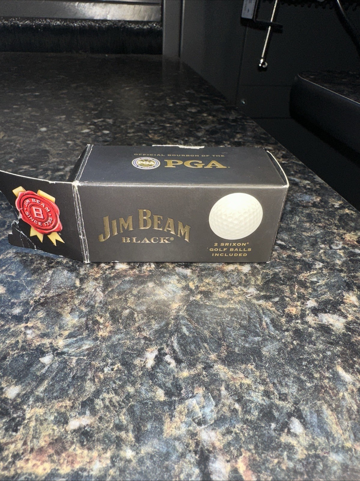 Jim Bean Black 2 Srixon Golf Balls PGA Golf Balls Set 2