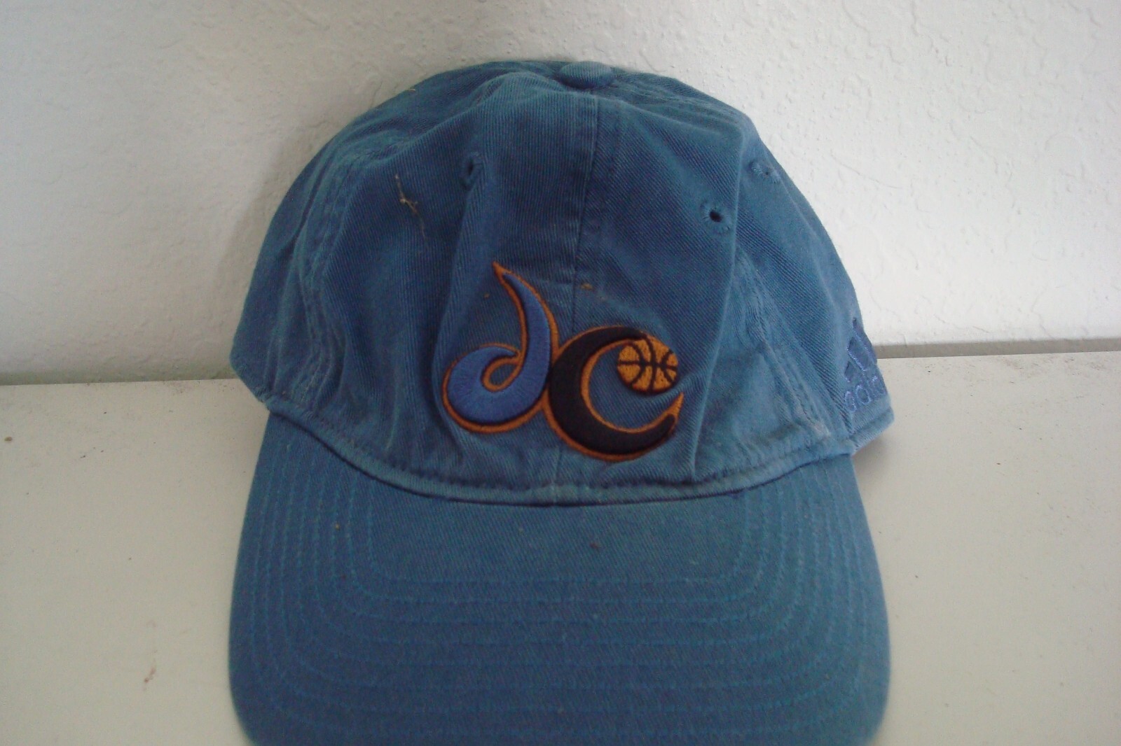 WASHINGTON WIZARDS DC ADIDAS FITTED S    GOLF BEACH DEADSTOCK HAT CAP VINTAGE C2