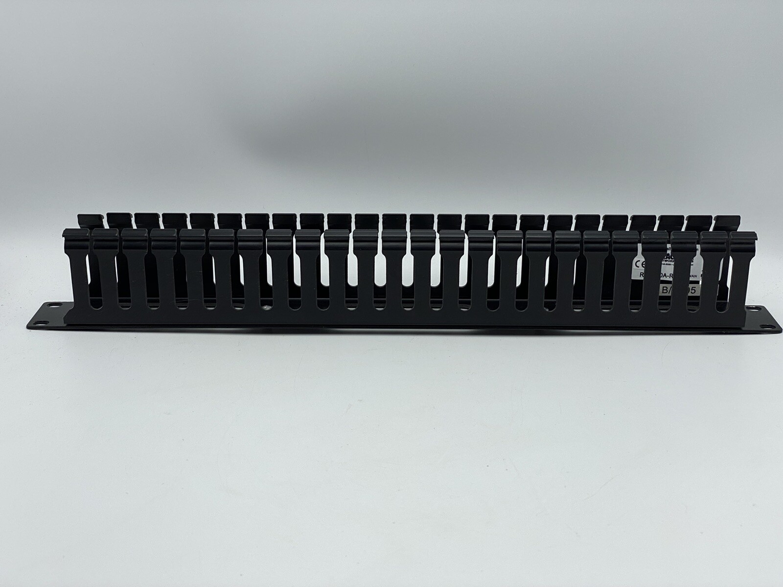 Black Box RMT100A-R3 Horizontal IT Rackmount Cable Manager 19", 1U Single-Sided