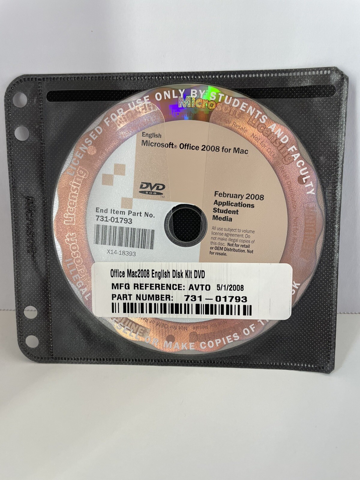 Microsoft Office For Mac February 2008 Student
