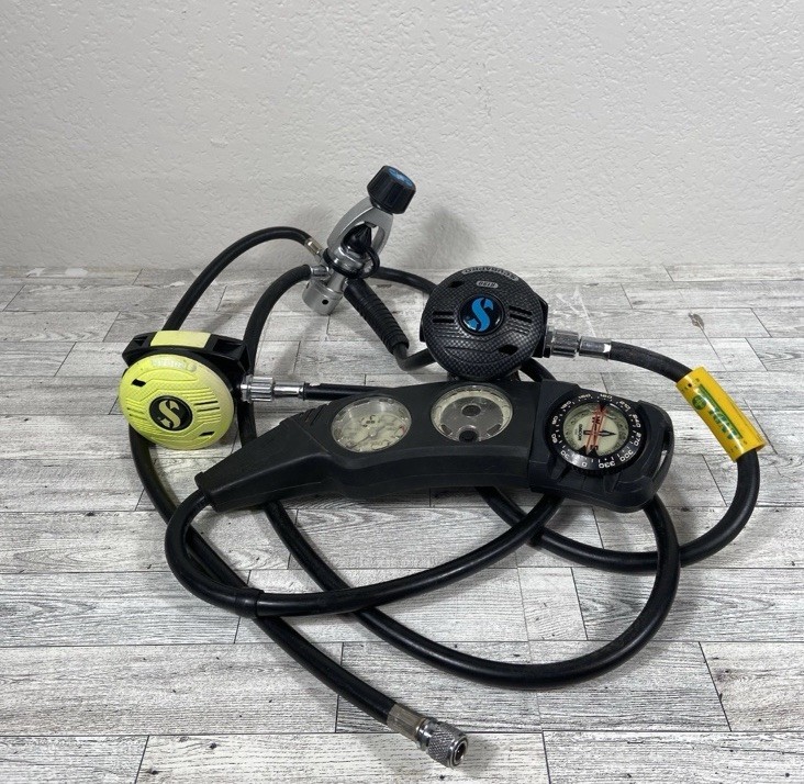 Scubapro MK2 R190 Dacor Regulator System, Hoses, As-is