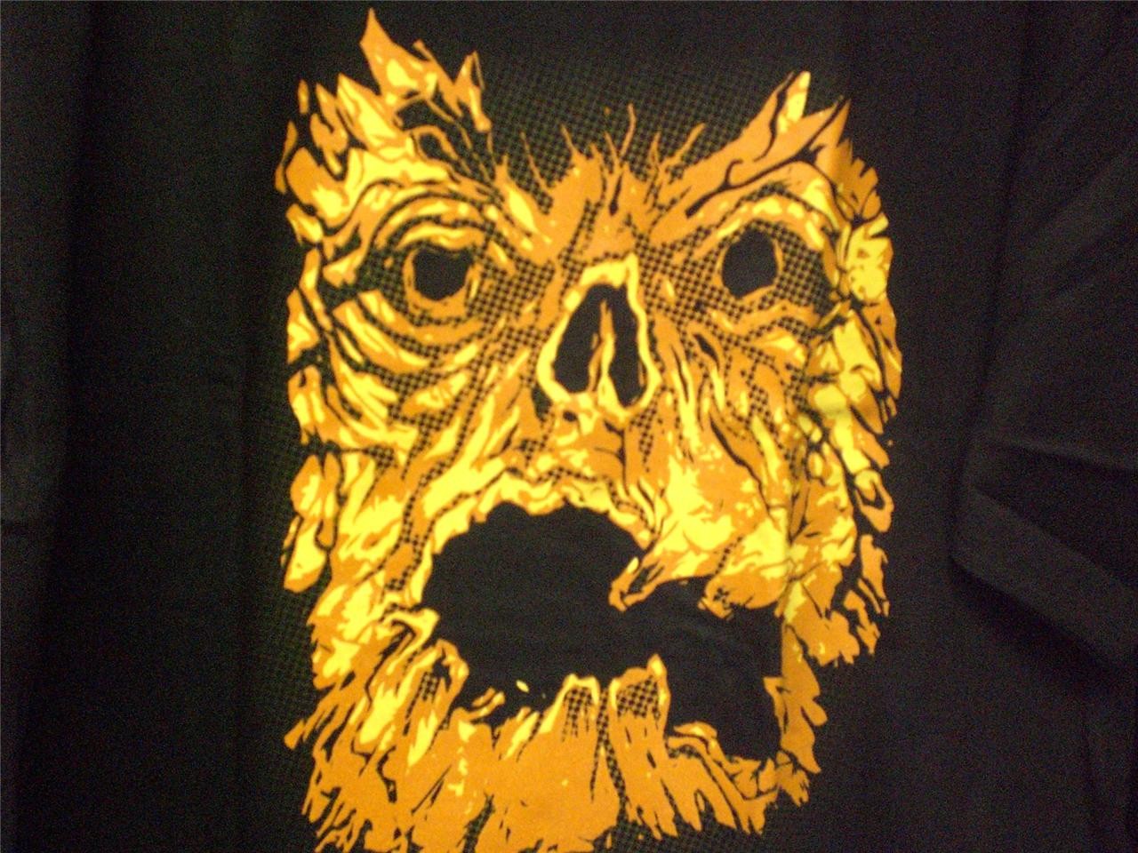TeeFury HP Lovecraft LARGE Shirt "Necronomicon Ex Shirtus" Army of Darkness