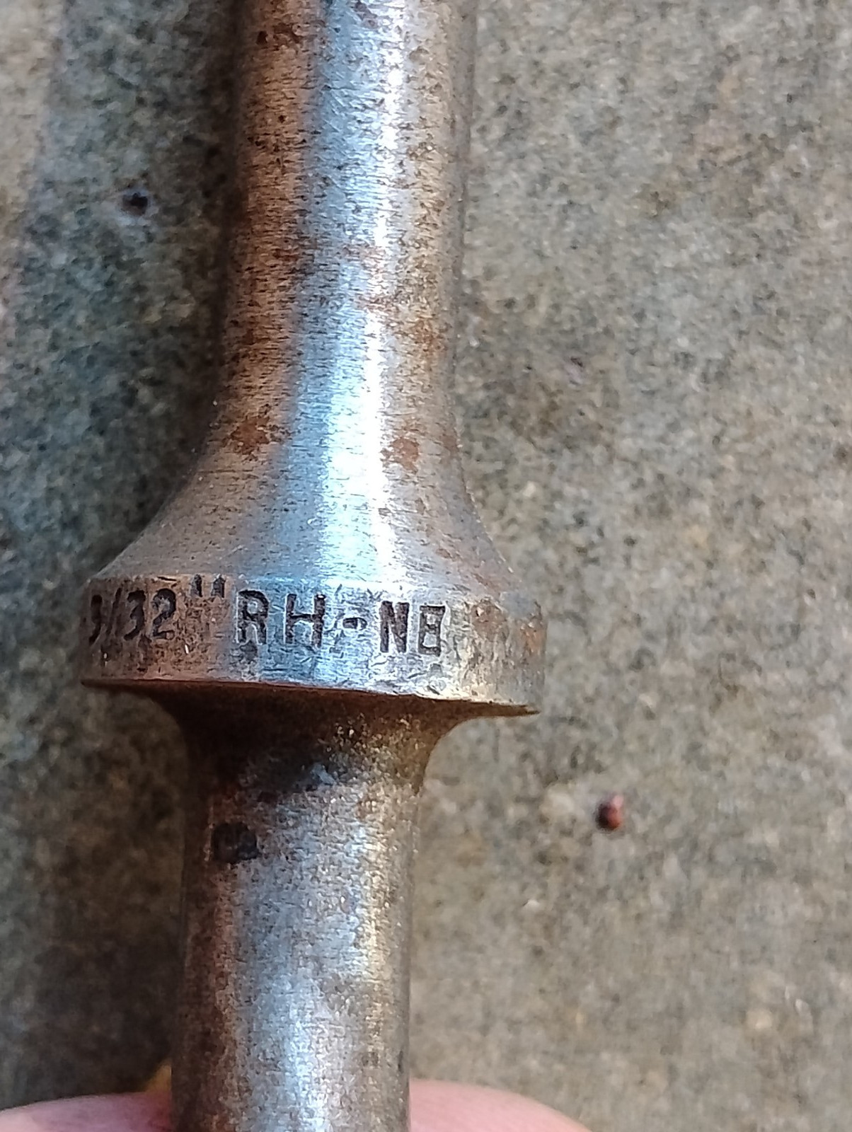 3/32" Offset Rivet Set .401 shank Aircraft Tool