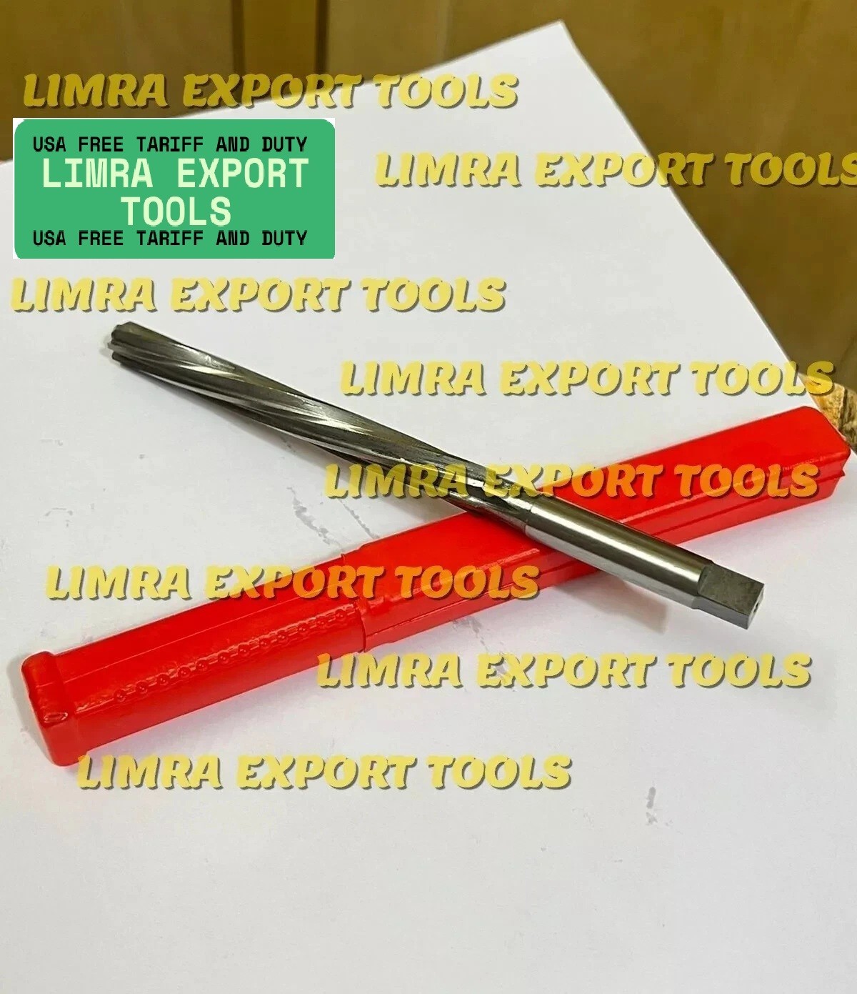 HSS Valve Guide Reamer - .356" DIAMETER - 6" Inch Over All Length -Spiral Flute