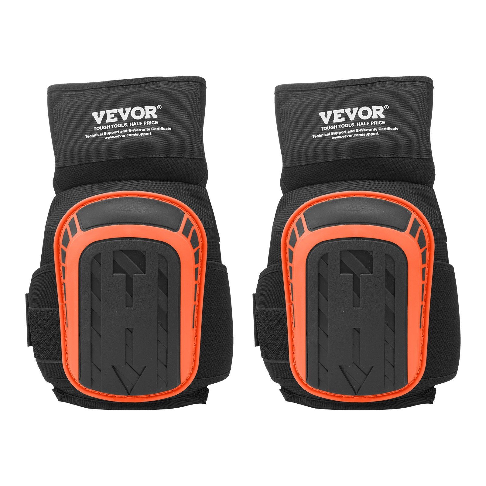 Heavy Duty Knee Pads for Work Anti Slip Foam Gel with Extension Straps