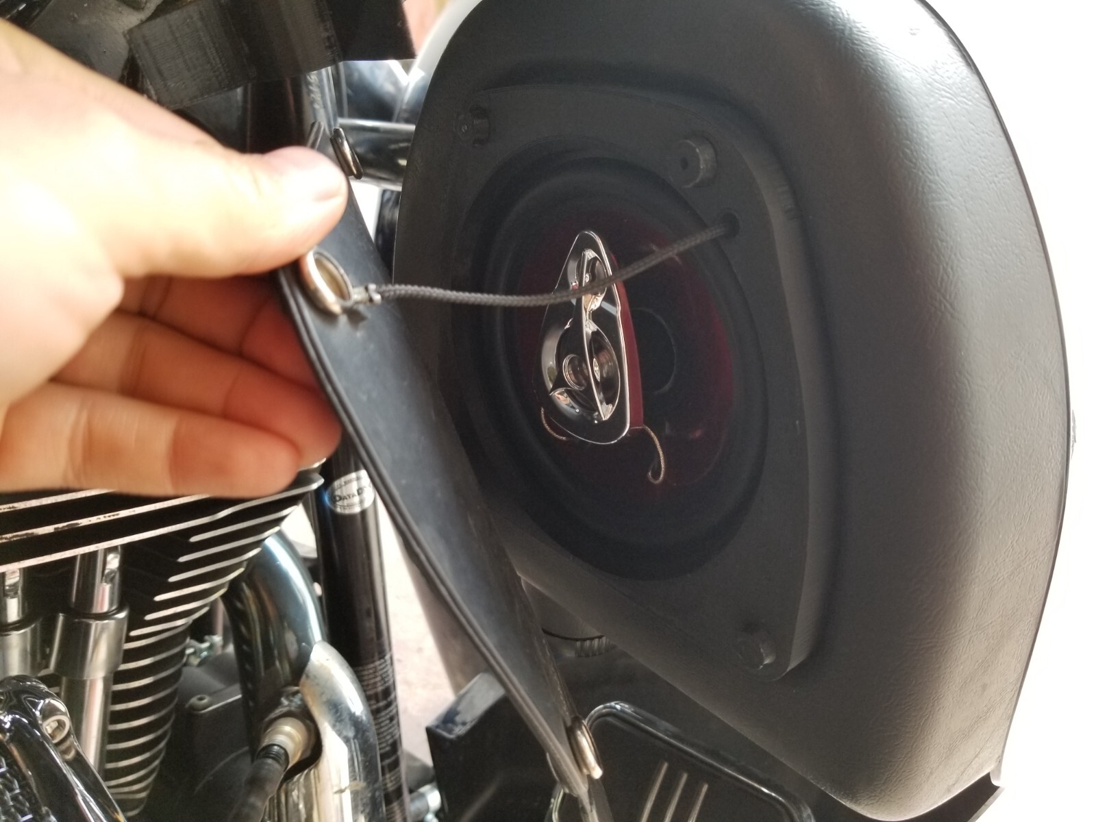 Harley Davidson front lower fearing speaker enclosure - USAF
