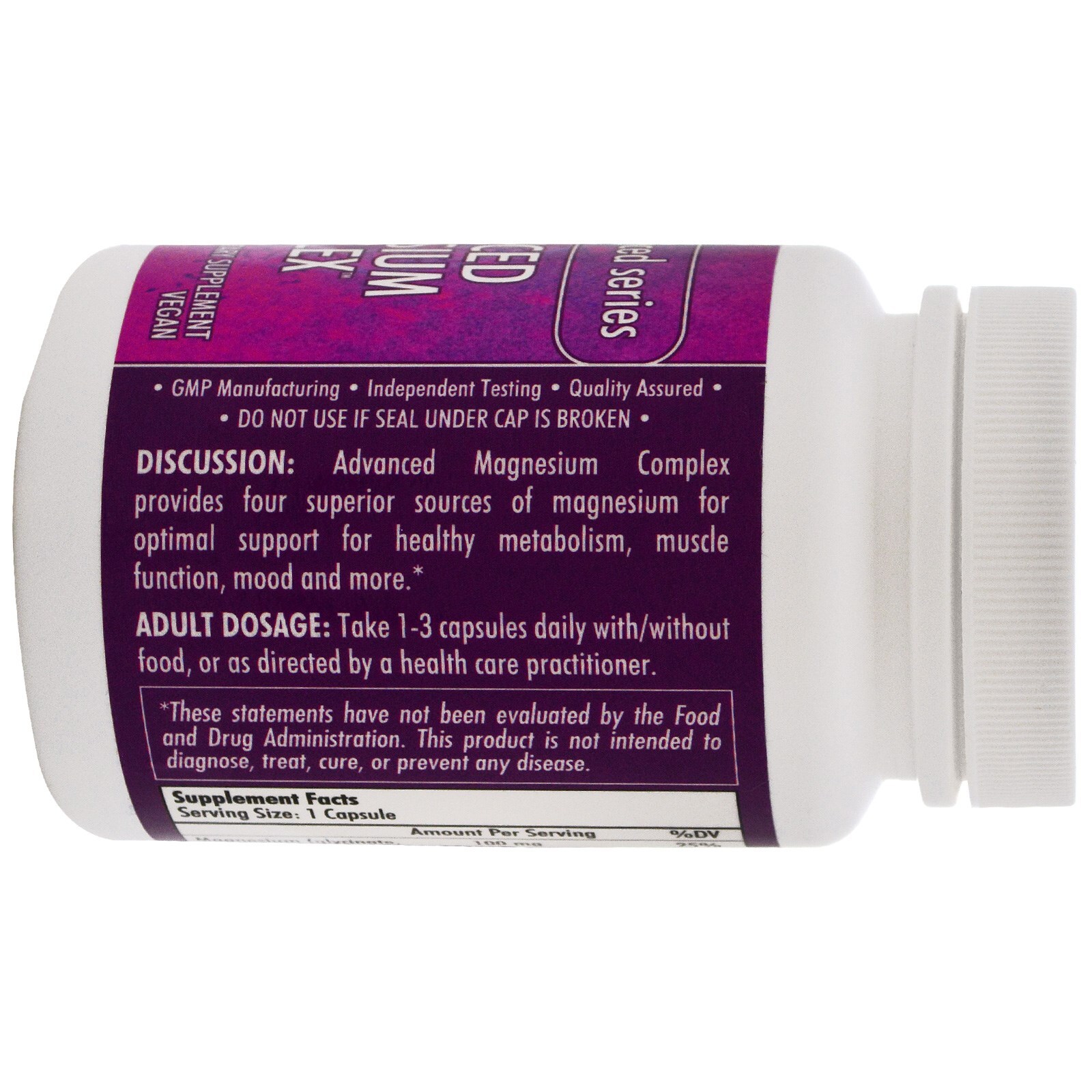 Advanced Magnesium Complex, 90 Capsules