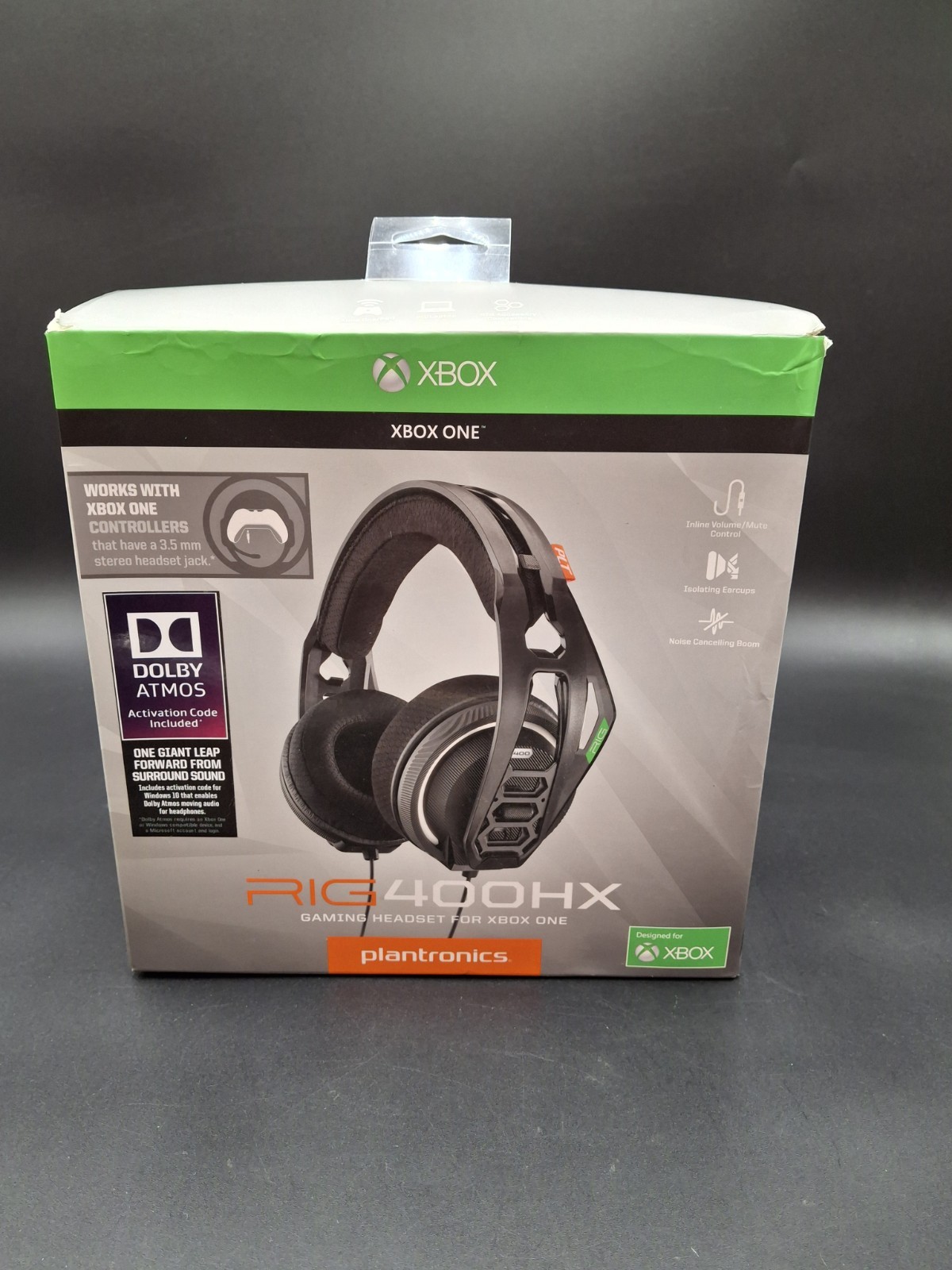 Plantronics RIG 400HX (DXB177) Gaming Headset, DOLBY, For Xbox One/PC - NEW!