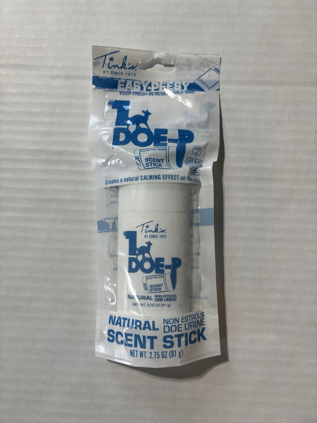 Tinks Natural Scent Stick2.75 Oz Swipe #1 Doe-P Calming Effect Weather Resistant