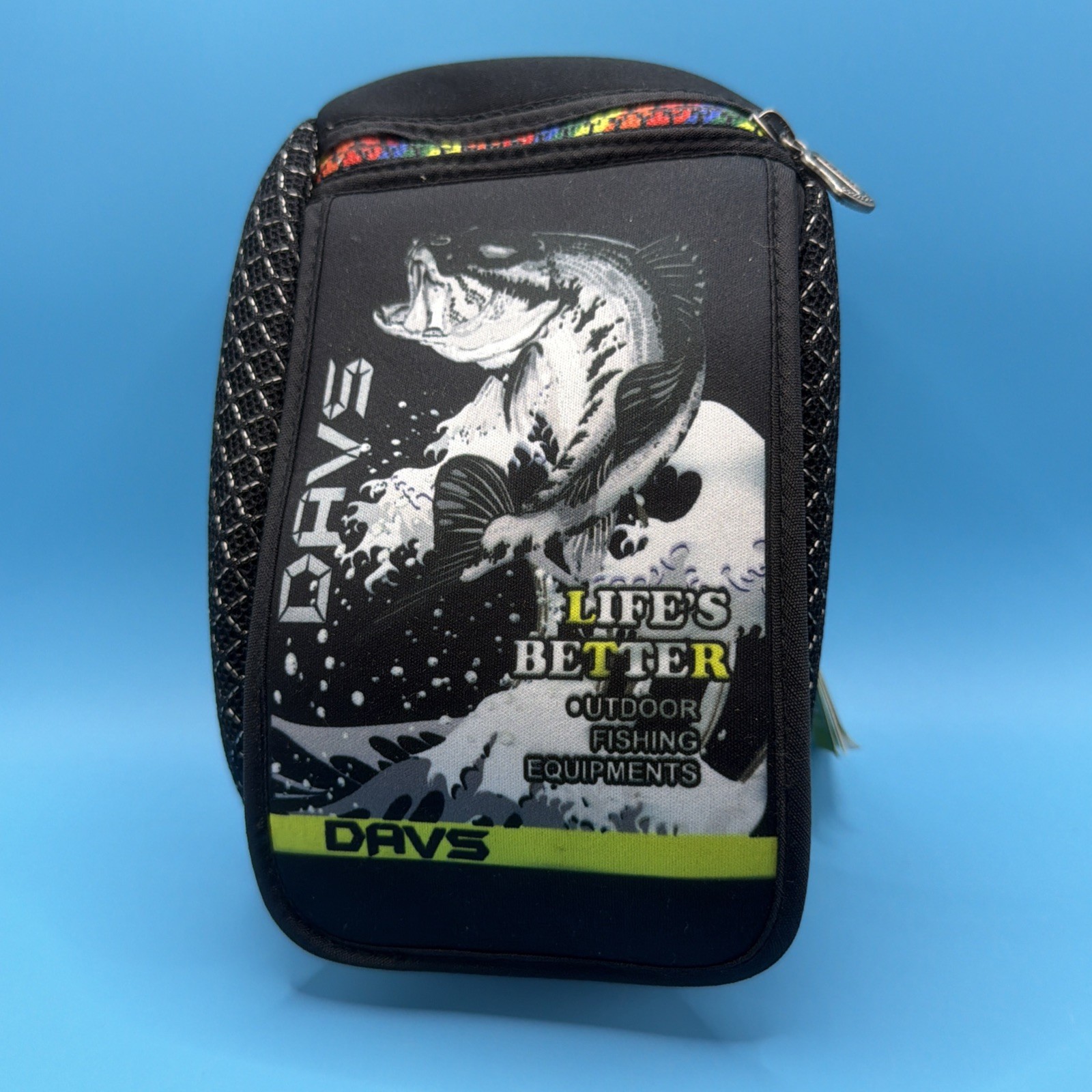 Eceen DAVS Neoprene Pouch Outdoor Fishing Equipment NEW With Shoulder Strap Bass