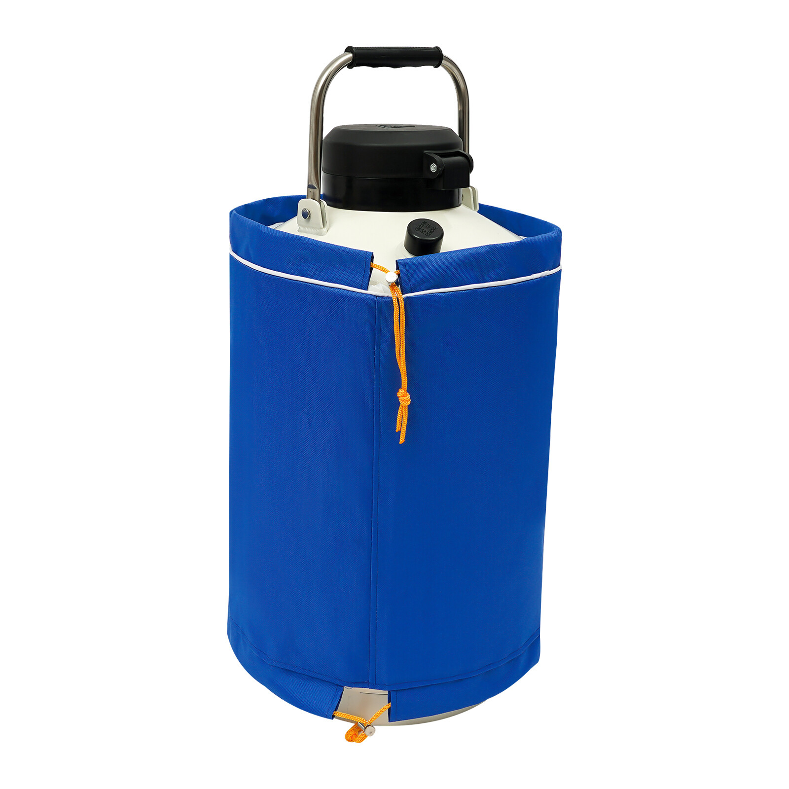 10L Liquid Nitrogen Tank, Cryogenic Container, 0.03Gal/Day Evaporation, Portable