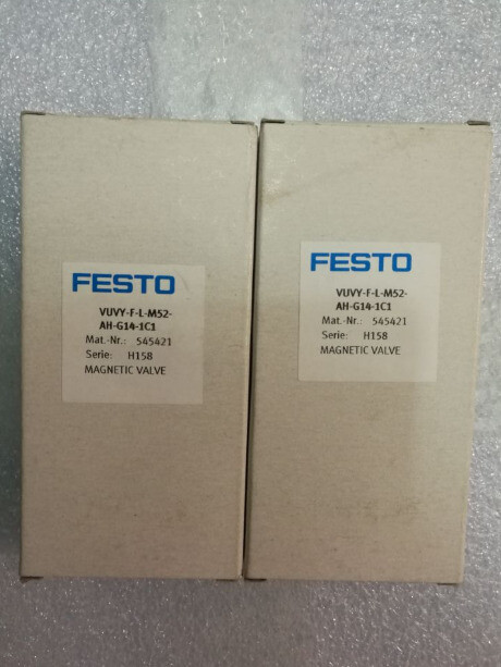 1PCS Festo VUVY-F-L-M52-AH-G14-1C1 545421 Solenoid Valve In Box -New #FES
