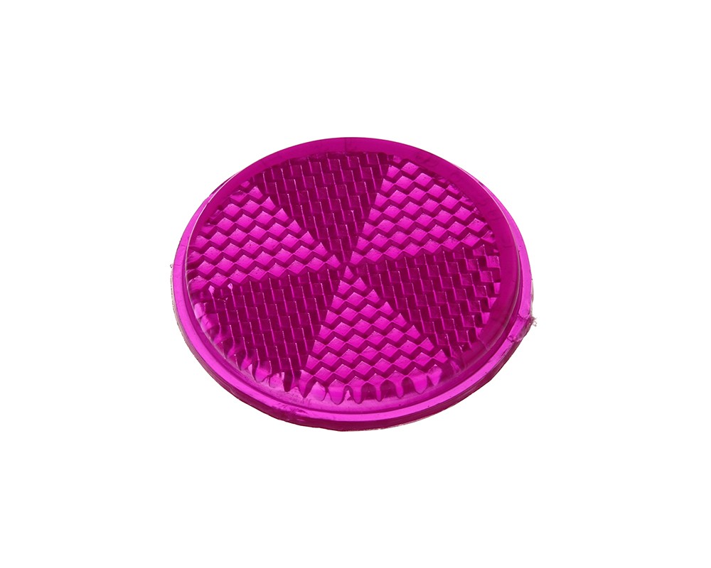 Bike Mirror Reflector 42mm Purple.