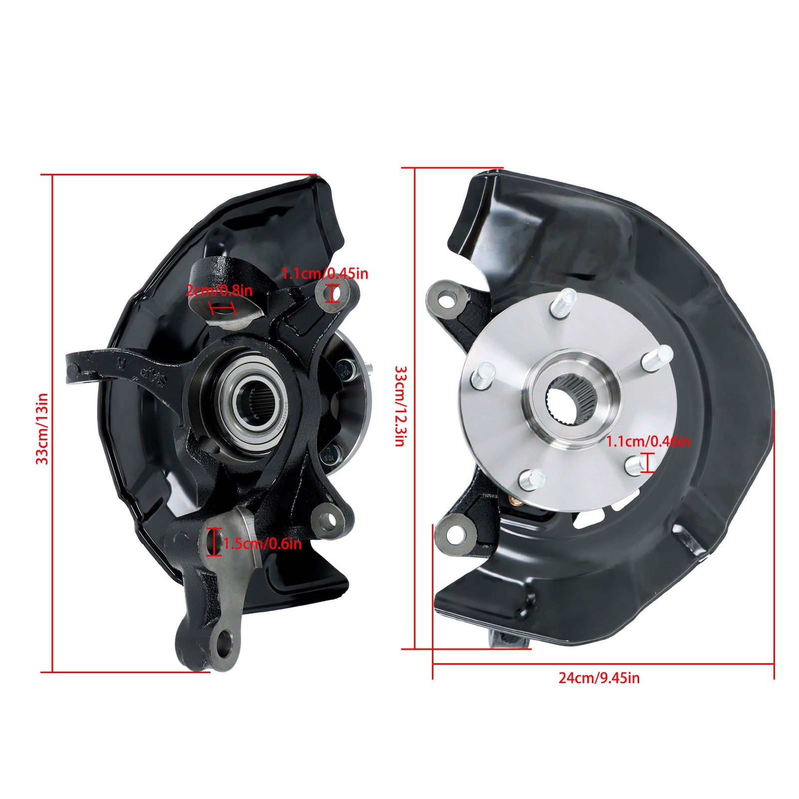 For Lexus ES350 07-12 Front Right Steering Knuckle & Wheel Bearing Hub Assembly