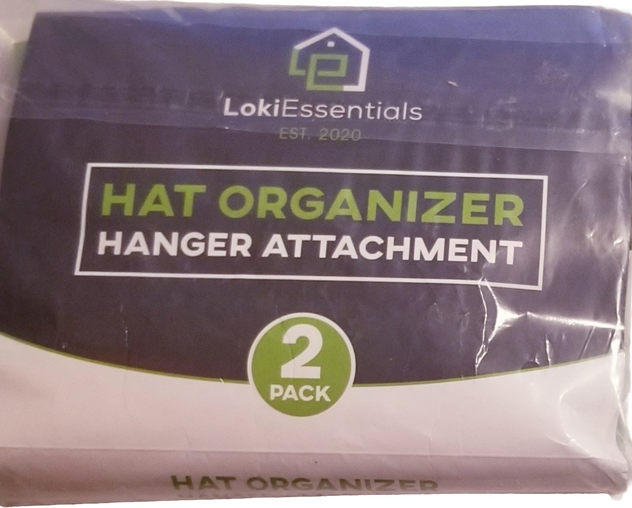 Loki Essentials HAT ORGANIZER Hanger Attachment 2Pack NEW UNOPENED Holds 20 Hats