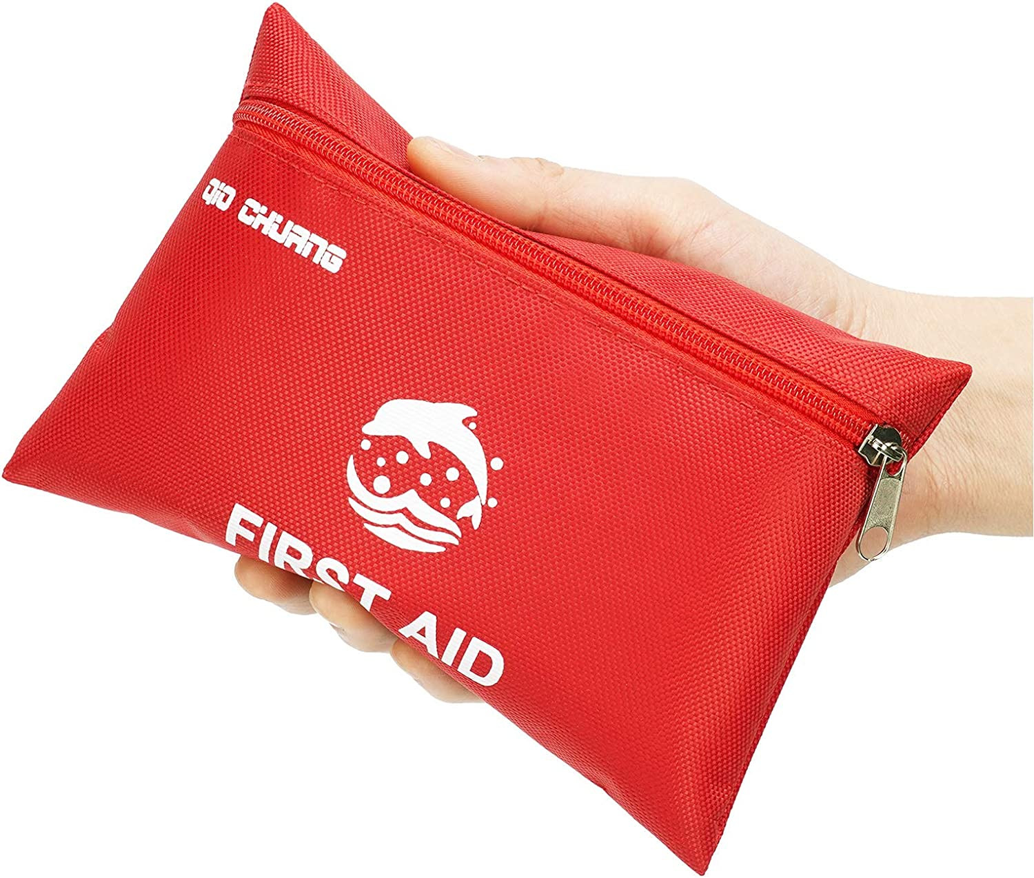Small Travel First Aid Kit - 87 Piece Clean, Treat and Protect Most Injuries,Rea
