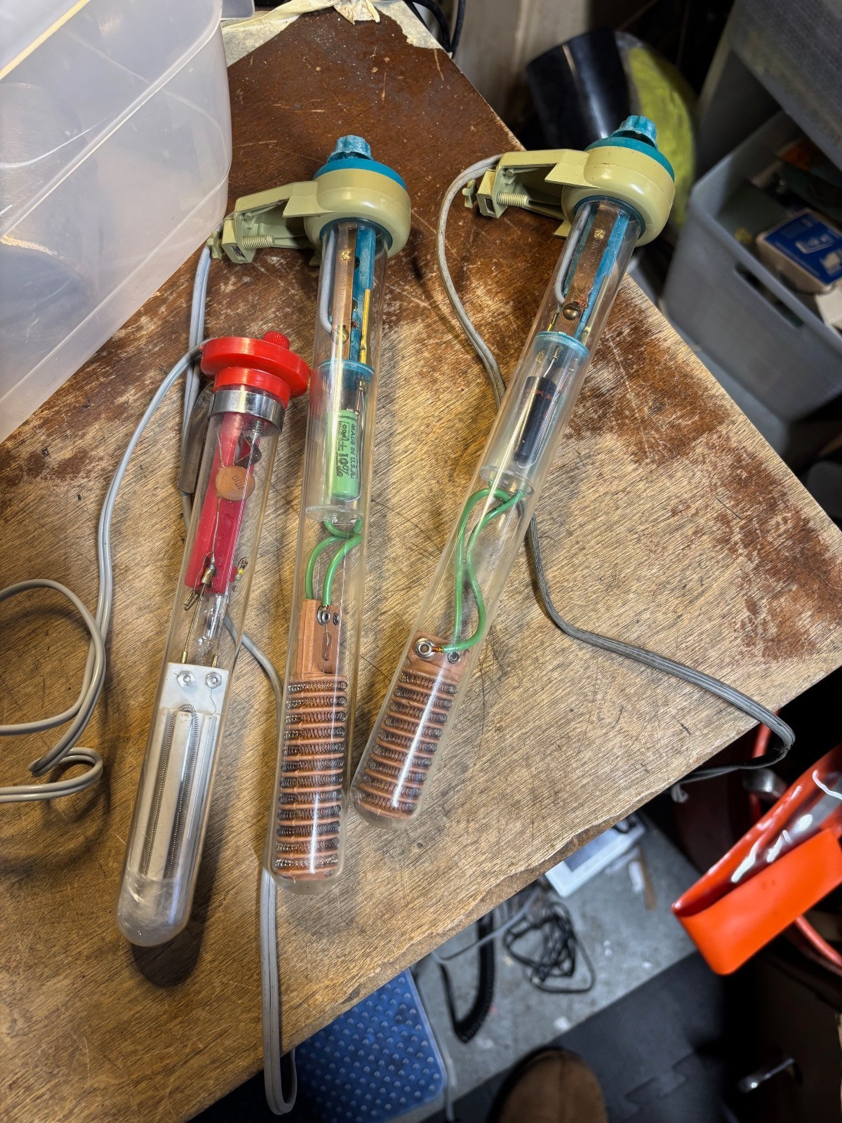 3 Vintage Fish Aquarium Tank HEATERS Supreme (2) & Miracle Tested Working