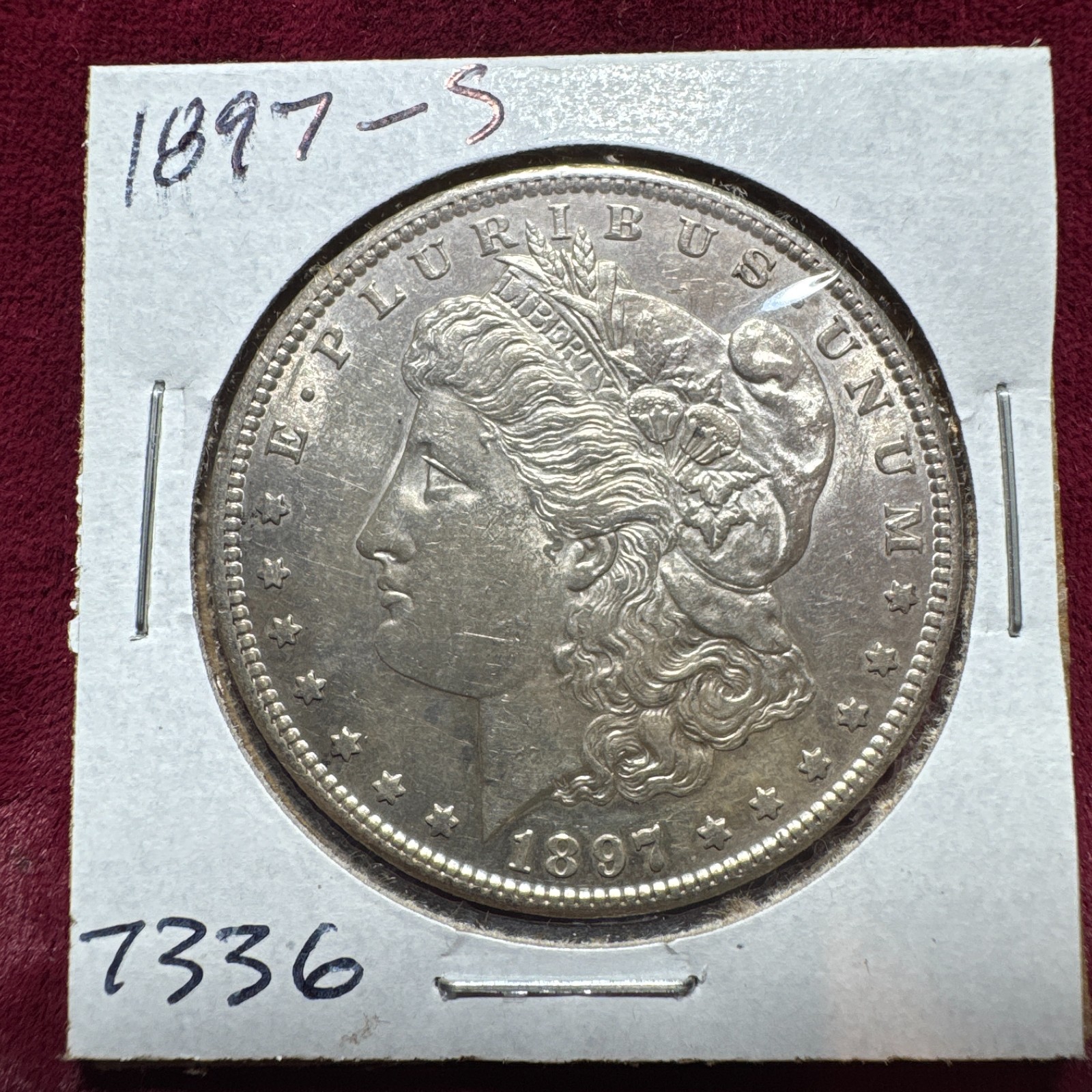 1897-S Morgan Silver Dollar 7336