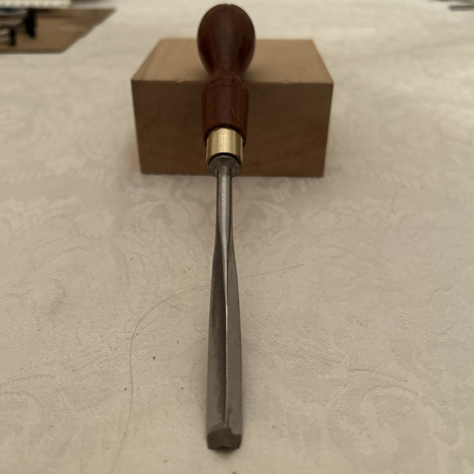 Marples # 12 / 8mm Straight Carving Chisel Excellent Condition Sharp Veiner