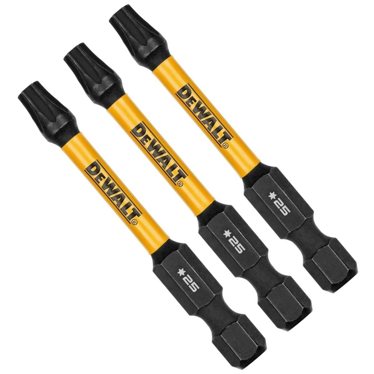 Flextorq 3 Piece Torque Bit Set 2.25in Bits T25 25IN Torque Bits Set