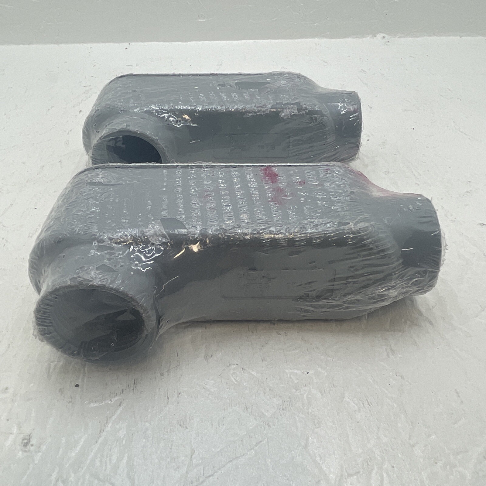(Qty. 2) Topaz 1" Aluminum Conduit Bodies, C Type