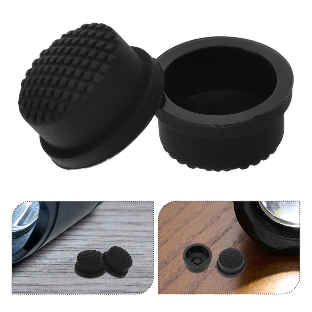 2 PCS Waterproof Rechargeable Flashlight Push Button Cover Cap Boot Electric